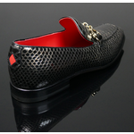 The 'Club Montepulciano' - Anaconda Gold Handcuff Loafer
