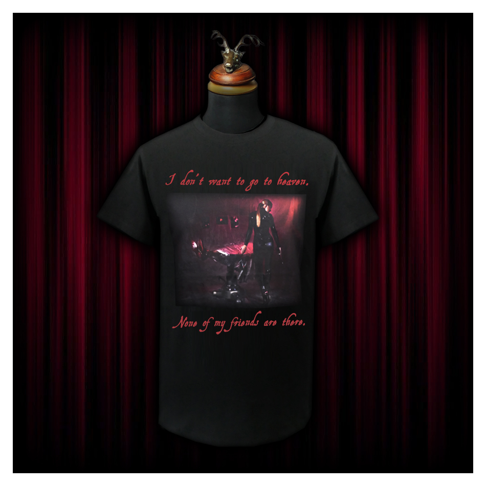 'Dark Passenger' Black 100% cotton T-shirt