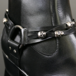 Carlito K978 'Wild Side' Skull charm harness zip boot