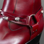 Carlito K978 'Wild Side' Skull charm harness zip boot