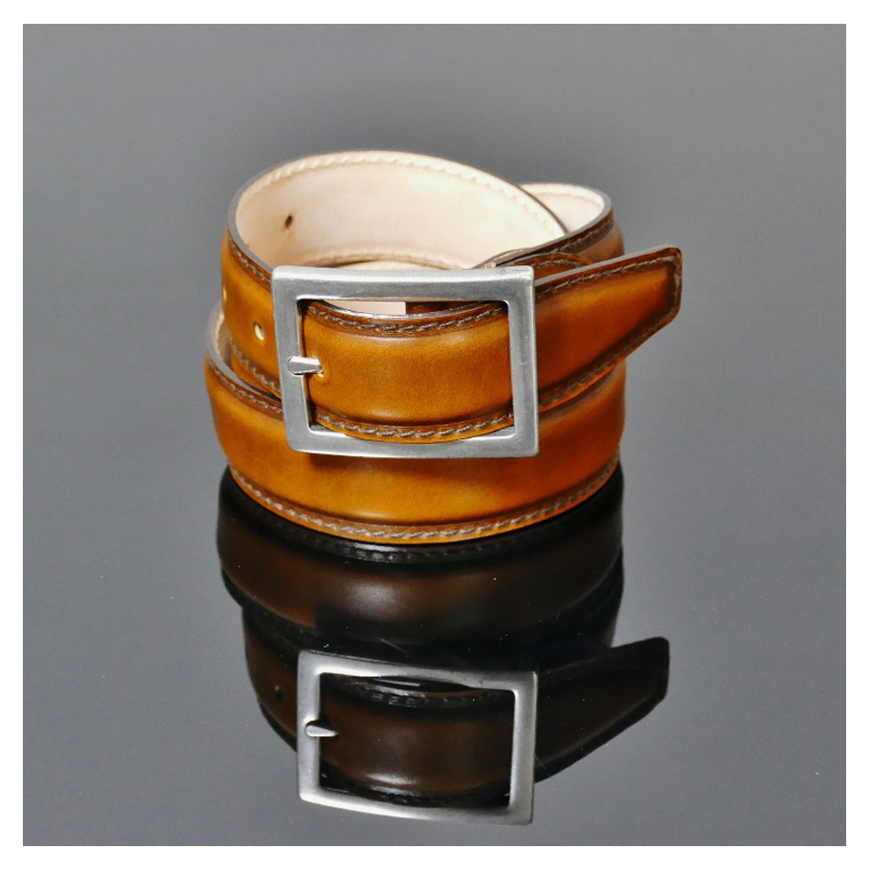 Claudio - Tiziano Tan - Hand burnished belt