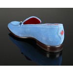 The 'Club Montepulciano' - Winter Sky Blue Handcuff Loafer