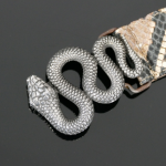 Decadent belt - 'Basilisk' Natural Diamante Snake