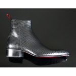 Dilettante 'Smaug' - Reptile print zip boot