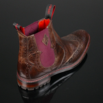 Hannibal 'Red Dragon' - Wing tip Chelsea Boot
