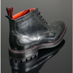 Hannibal Rising - Classic Brogue Derby Boot with Rubber Sole