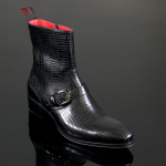 Lynott 'Grand Slam' - Buckle detail zip boot