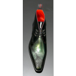 Moon 'Eye' - Peacock feather Chukka Boot