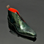 Moon 'Eye' - Peacock feather Chukka Boot