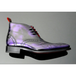 Moon 'Eye' - Peacock feather Chukka Boot