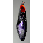 Moon 'Eye' - Peacock feather Chukka Boot