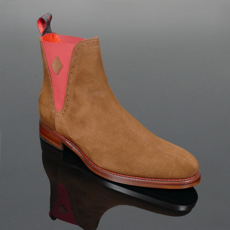 Page 'Blenheim' - Plain front suede Chelsea boot