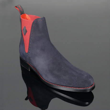 Page 'Blenheim' - Plain front suede Chelsea boot