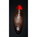 Soprano K169 'Concours' Dark Brown Hand Weaved Slip on