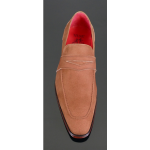 Soprano K630 'D'elegance' Tan Suede Saddle slip on