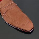 Soprano K630 'D'elegance' Tan Suede Saddle slip on
