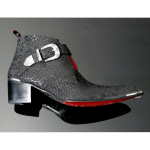 Sylvian K475 'Morte' Gothic Pewter Buckle boot