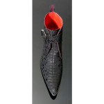 Sylvian K475 'Morte' Gothic Pewter Buckle boot