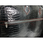 The 'O'Toole' Suit Carrier - Black Croc