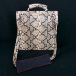 The 'Weatherall' DJ / Laptop Case - Natural Snake