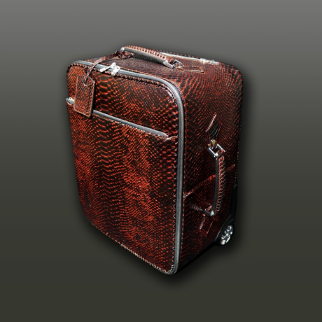 The 'Weekender' Wheeled Suitcase- Diablo Snake