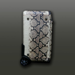 The 'Weekender' Wheeled Suitcase- Natural Python