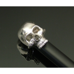 Umbrellas - Silver Byron Vampire Skull